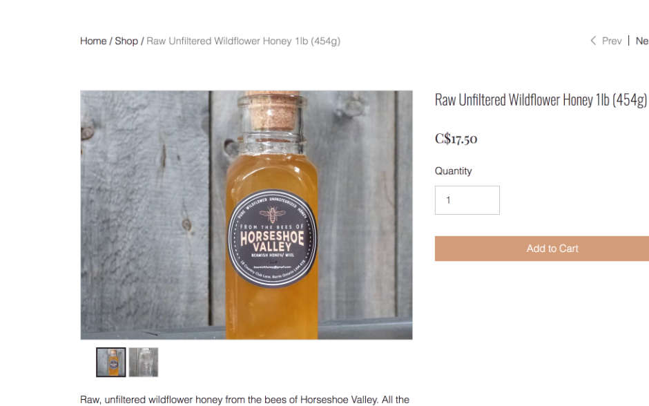 Wild Bee Honey - 16 oz. Jar – Colonial Milling